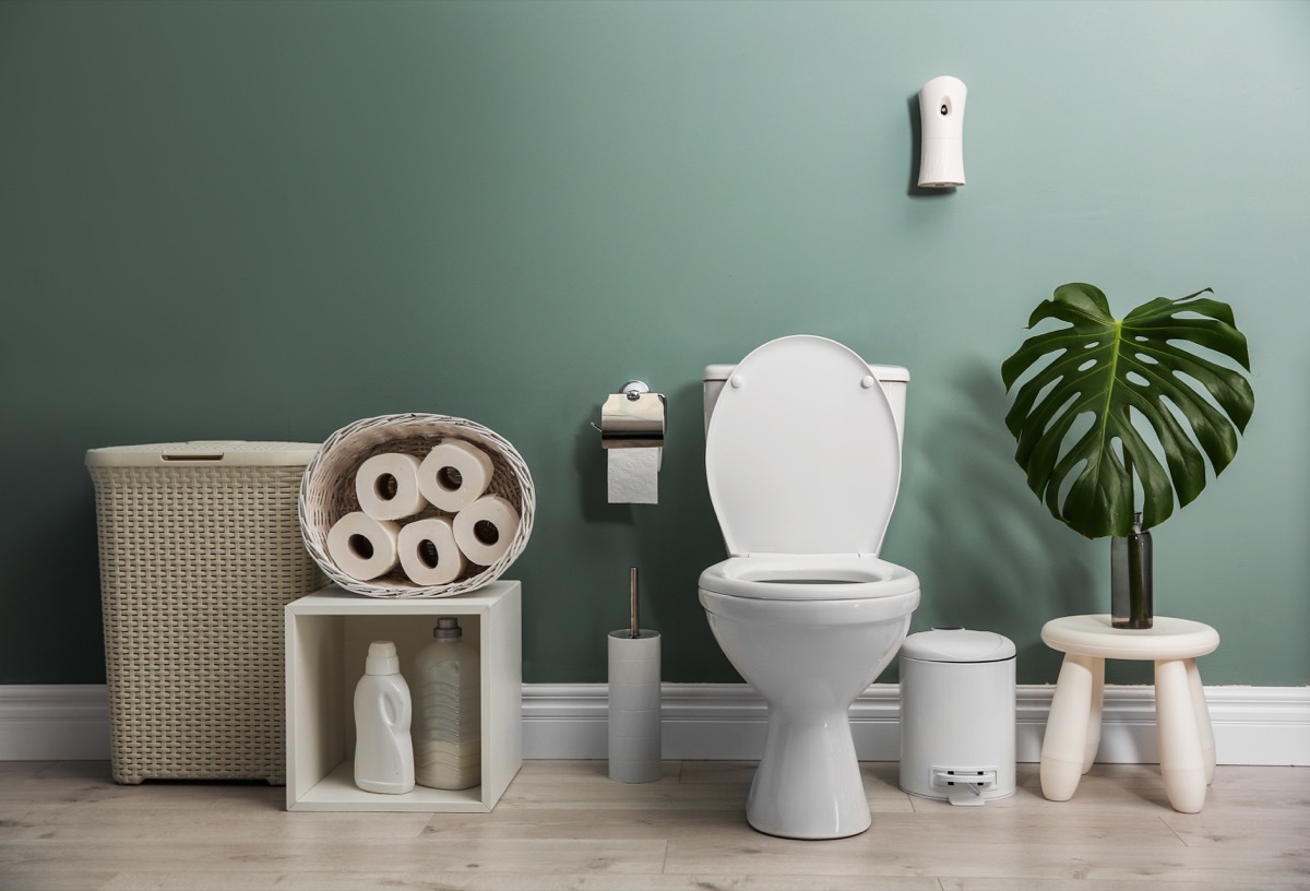 Decorated bathroom