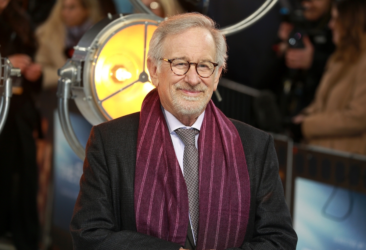 Steven Spielberg at the UK premiere of 