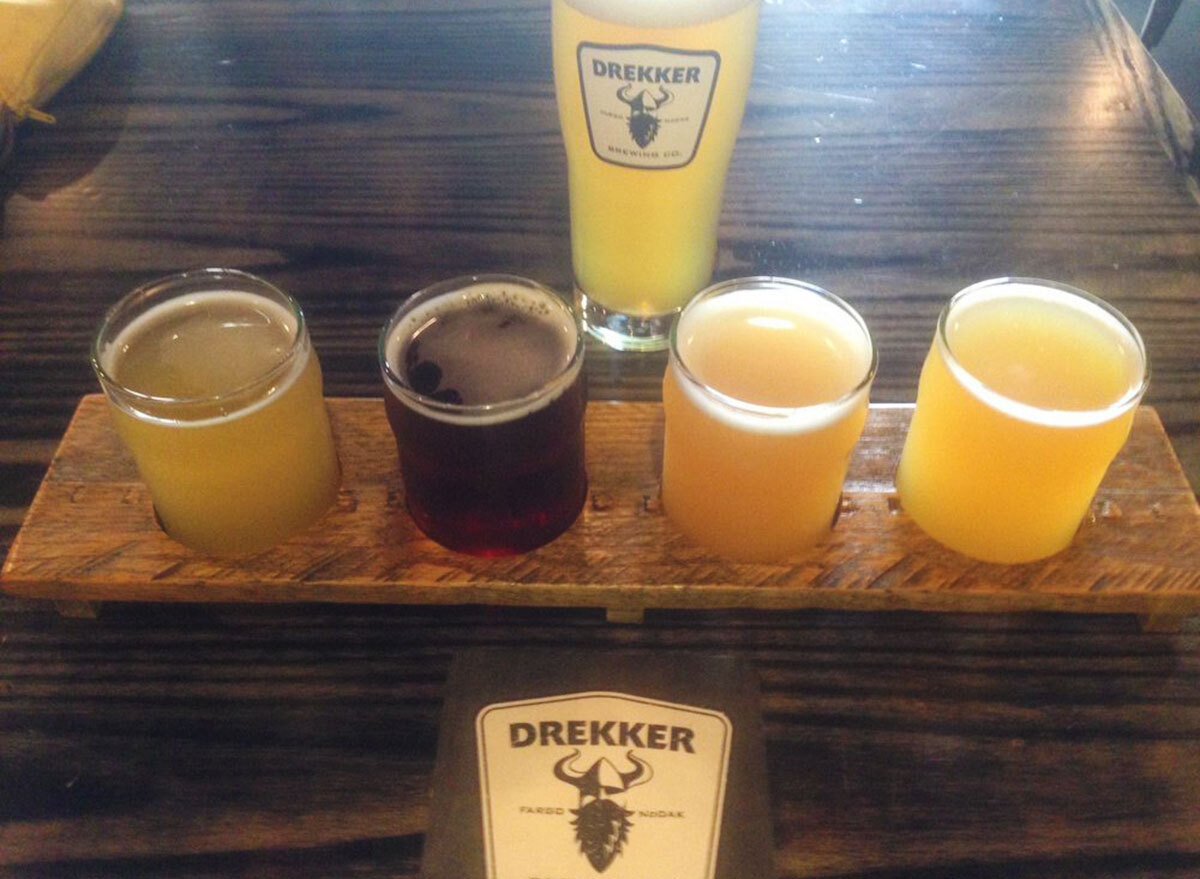 drekker beer flight most popular beer north dakota