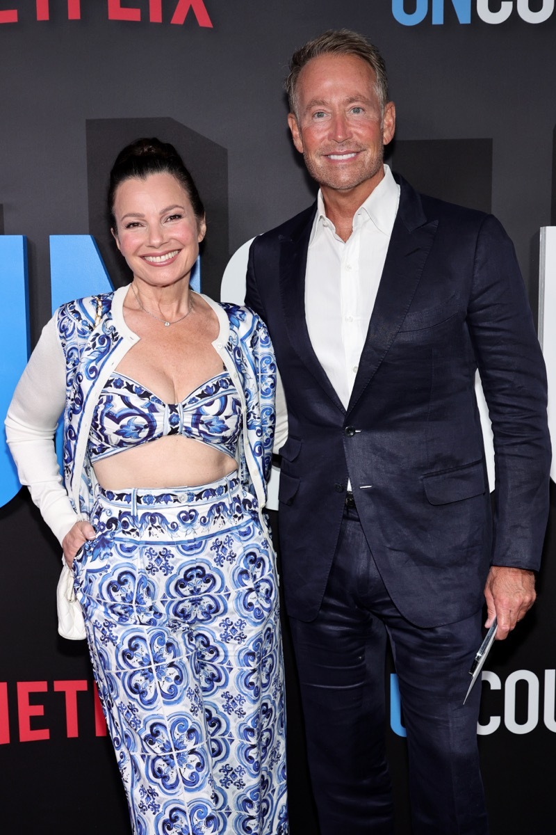 Fran Drescher and Peter Marc Jacobson in 2022