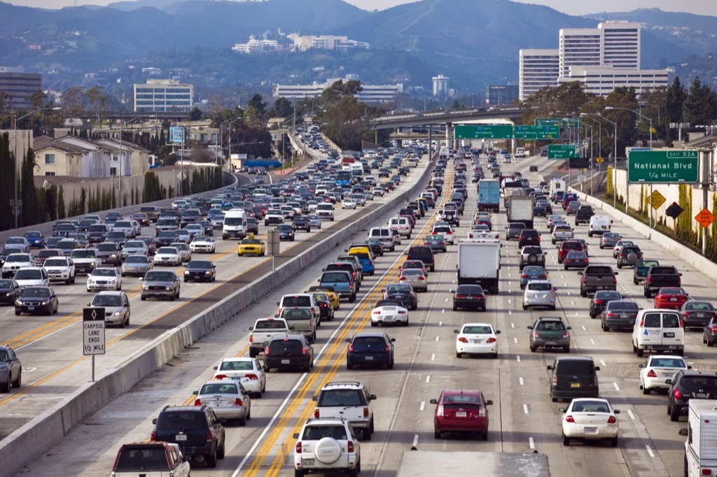 los angeles ca worst cities to drive in