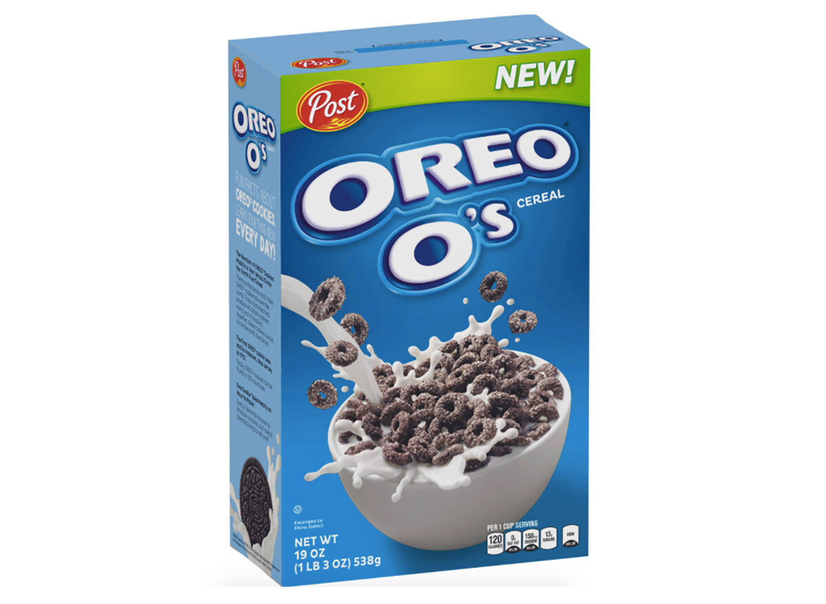 box of oreo os cereal