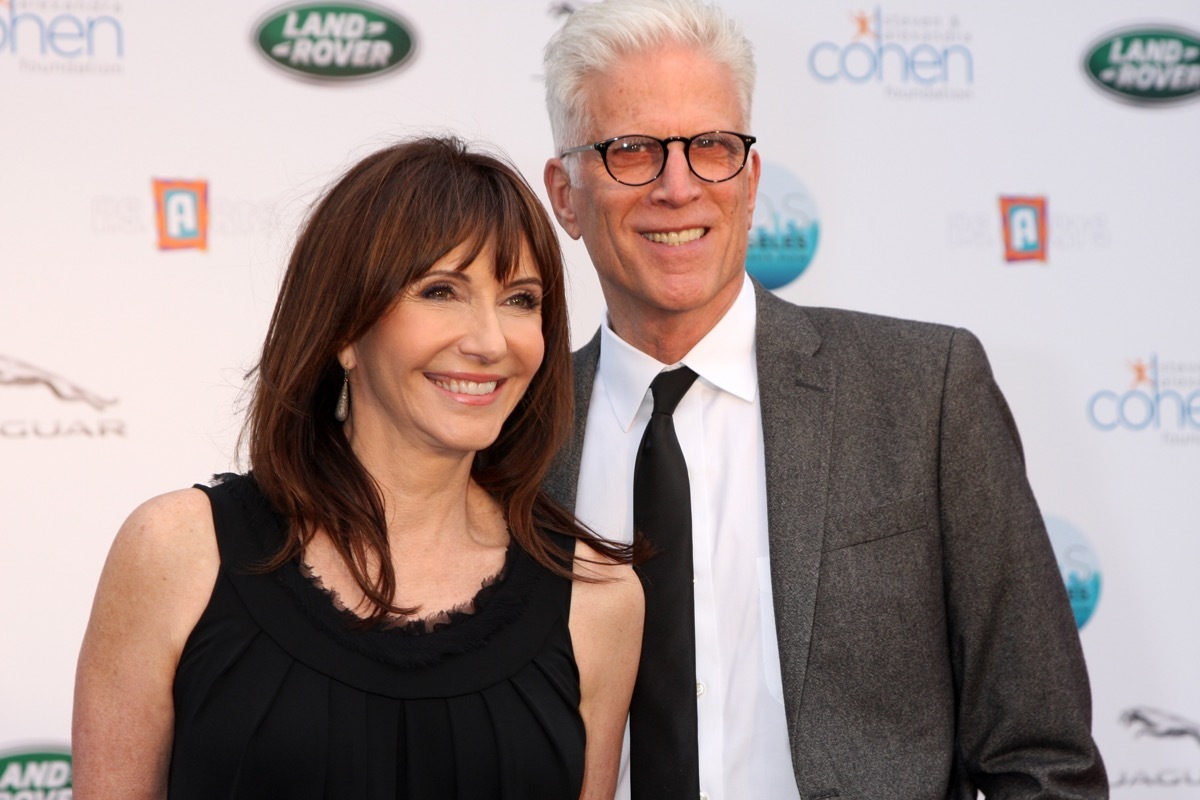 Ted Danson and Mary Steenburgen on the red carpets