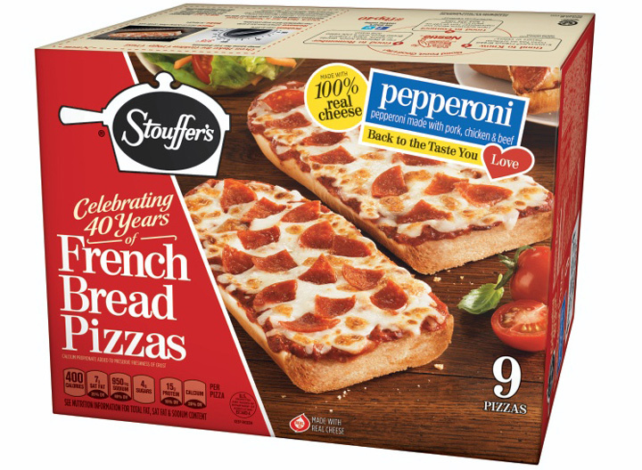 Stouffers French bread pizza