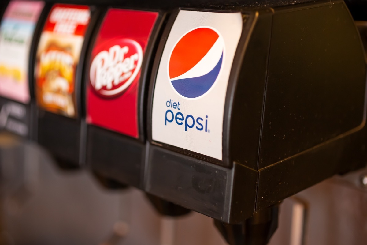 DIet Pepsi Fountain Soda