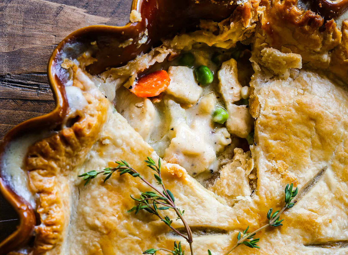 double crust chicken pot pie