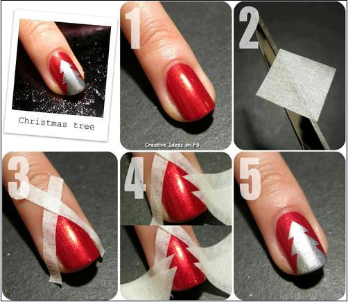 2. Christmas Tree Nails