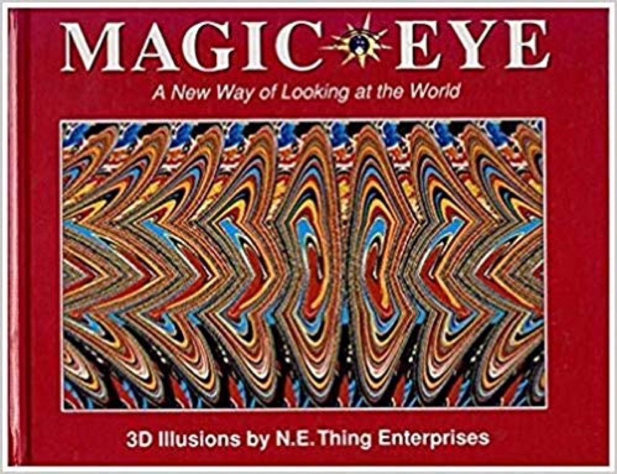 magic eye book, things only 90s kids remember