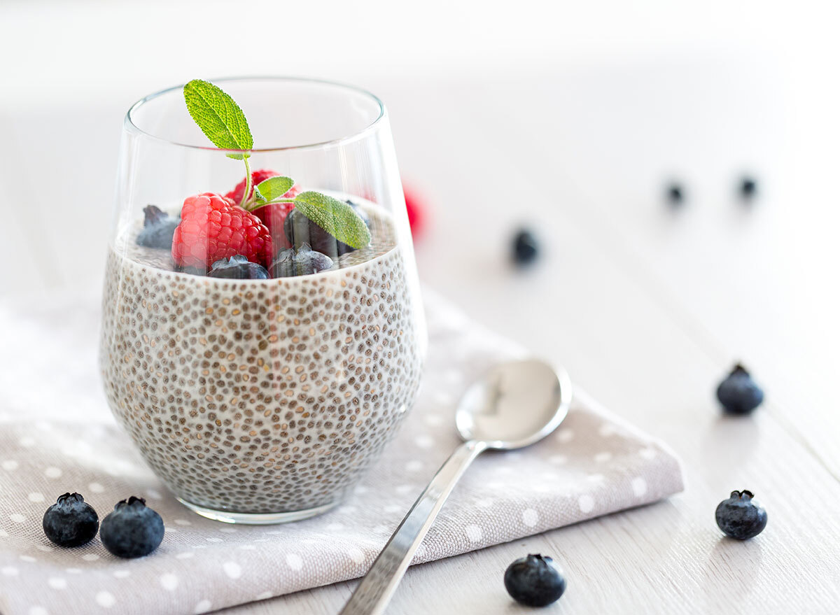 chia pudding fruit