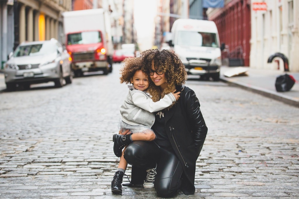 Woman with Daughter Cheating