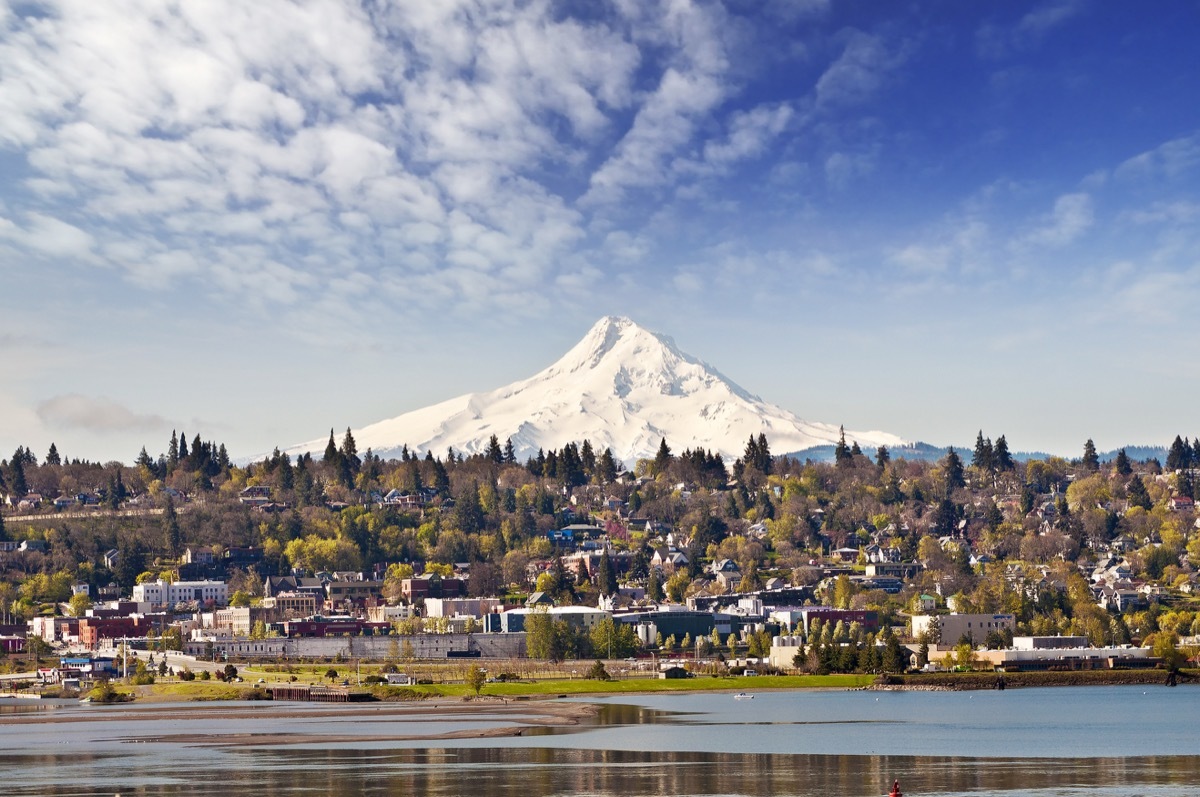 Hood River, Oregon White Christmas in America