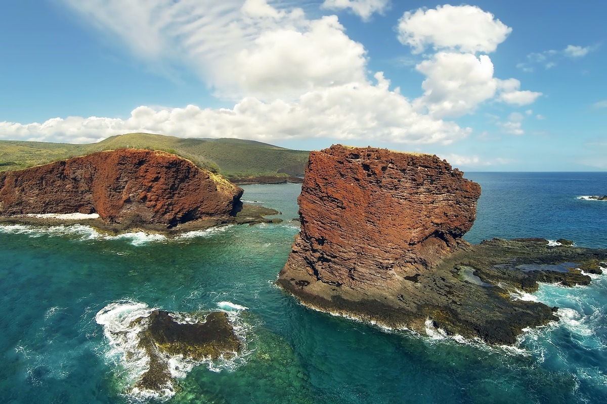 Puupehe (Sweetheart RocShark's Bay Island of Lana'i Hawaii