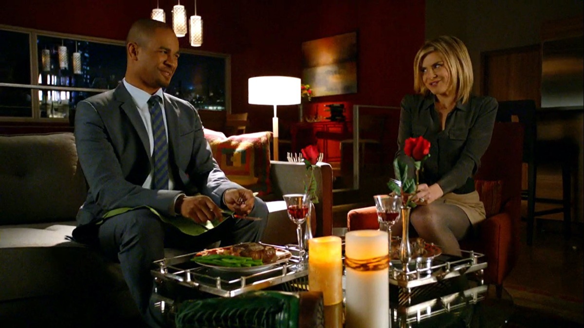 Damon Wayans Jr and Eliza Coupe in Happy Endings