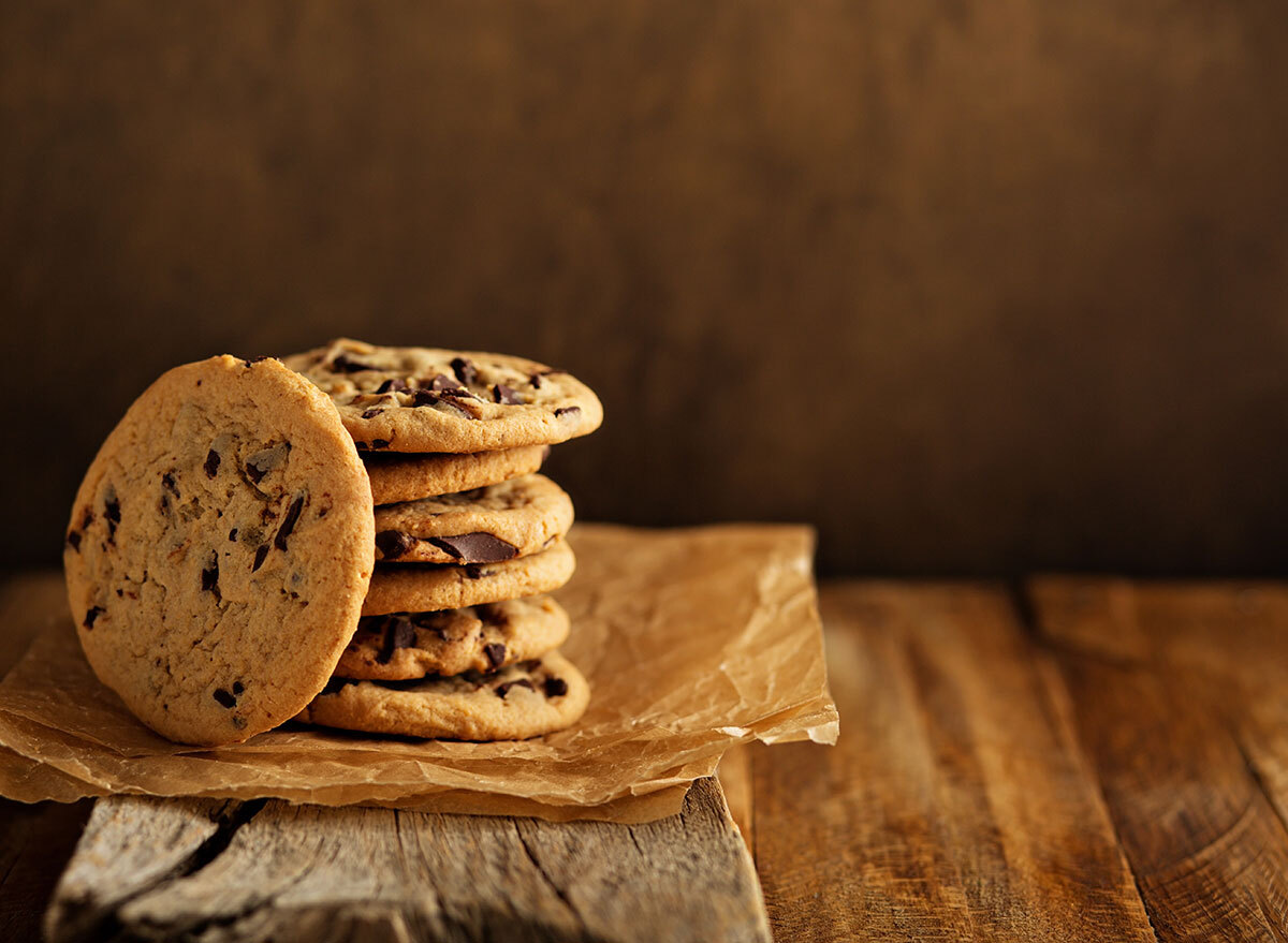 homemade chocolate chip cookies