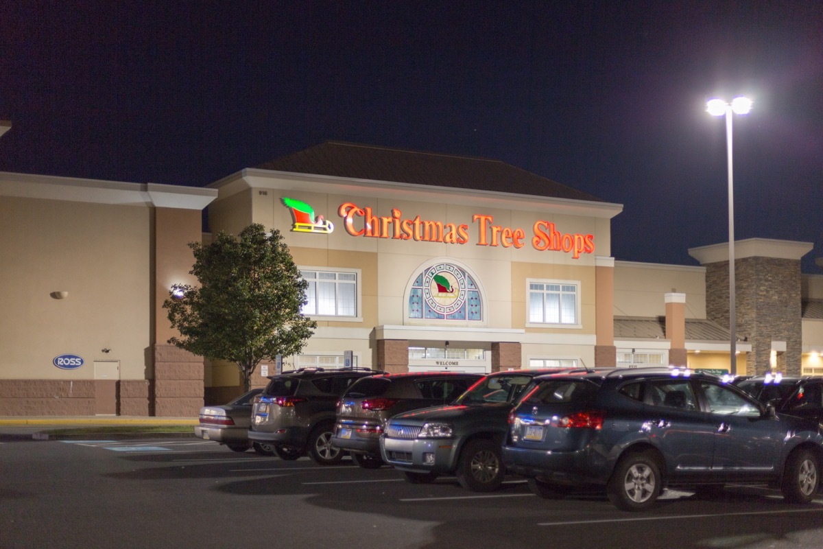 Philadelphia, Pennsylvania, October 19 2017: Christmas Tree Shops Store