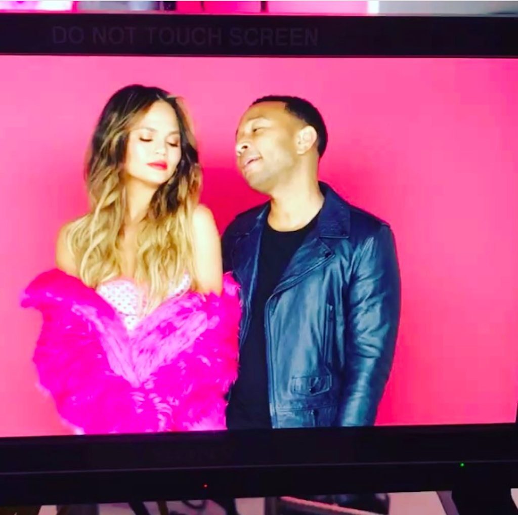 chrissy teigen and john legend celebrate v-day