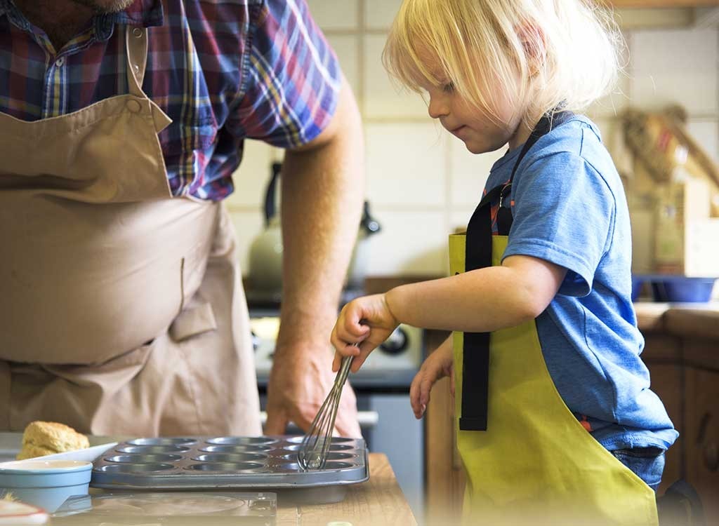 Kid cooking