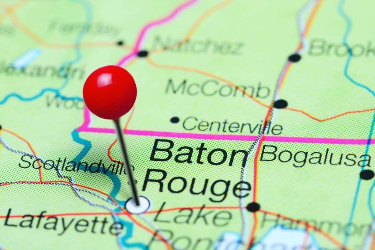 baton rouge map