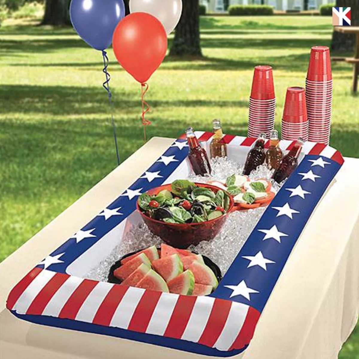 Target Inflatable Buffet Cooler Fourth of July Accessories