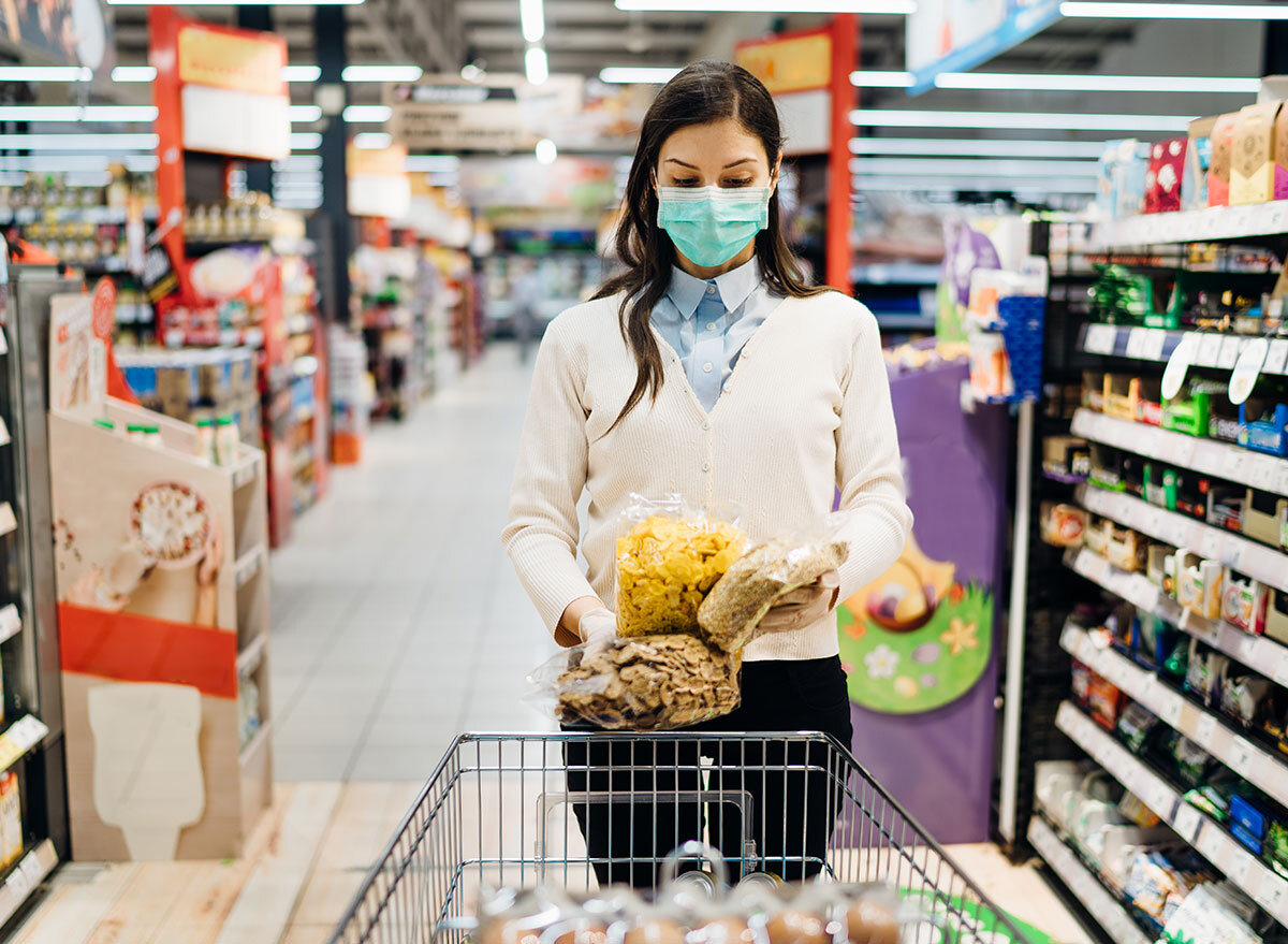 grocery store shopping