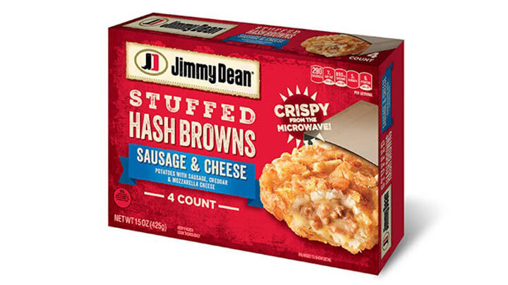 Jimmy Dean stuffed hashbrowns