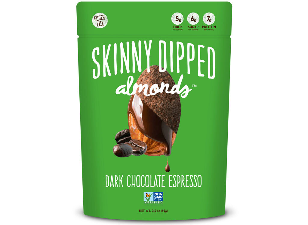 Skinny dipped almonds dark chocolate espresso