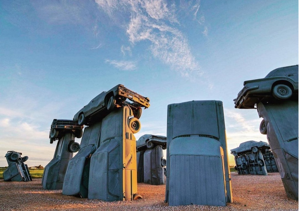 Carhenge sculptures