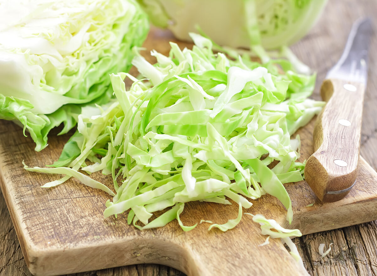 Shredded cabbage