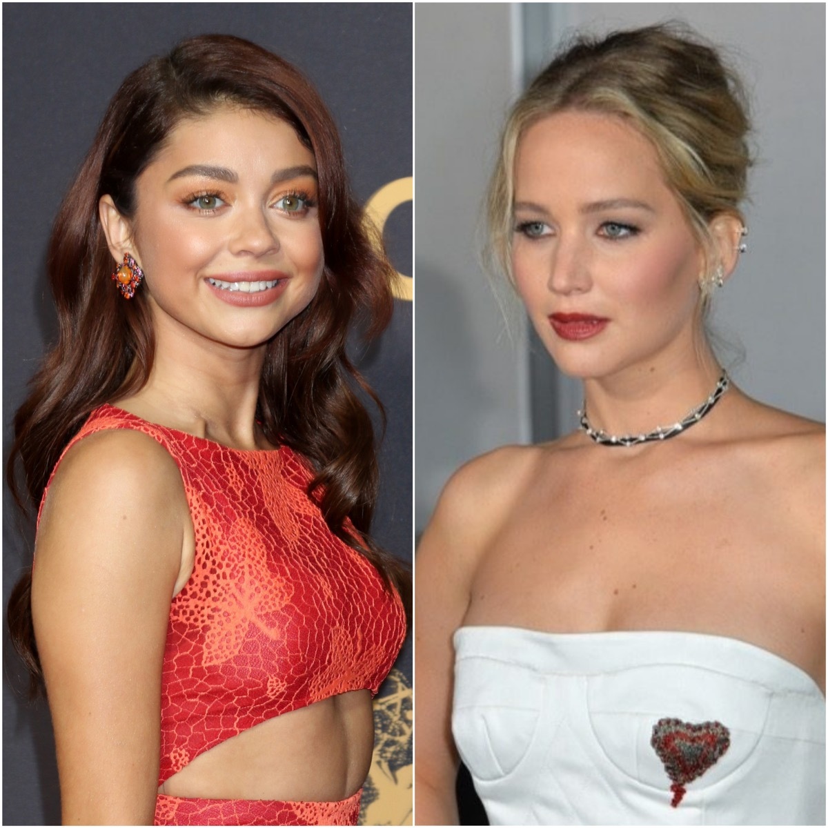 Sarah Hyland and Jennifer Lawrence