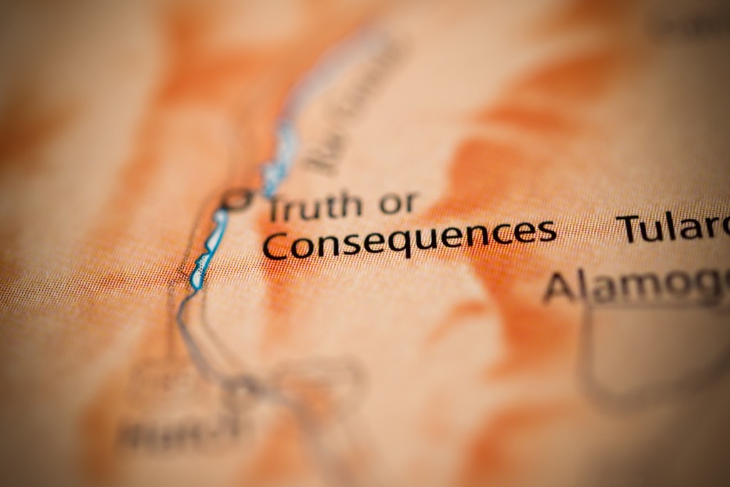 Truth or Consequences New Mexico weird town names