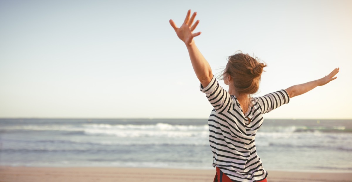 Young Woman On the Beach