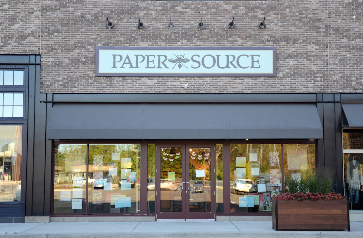 Paper Source storefront