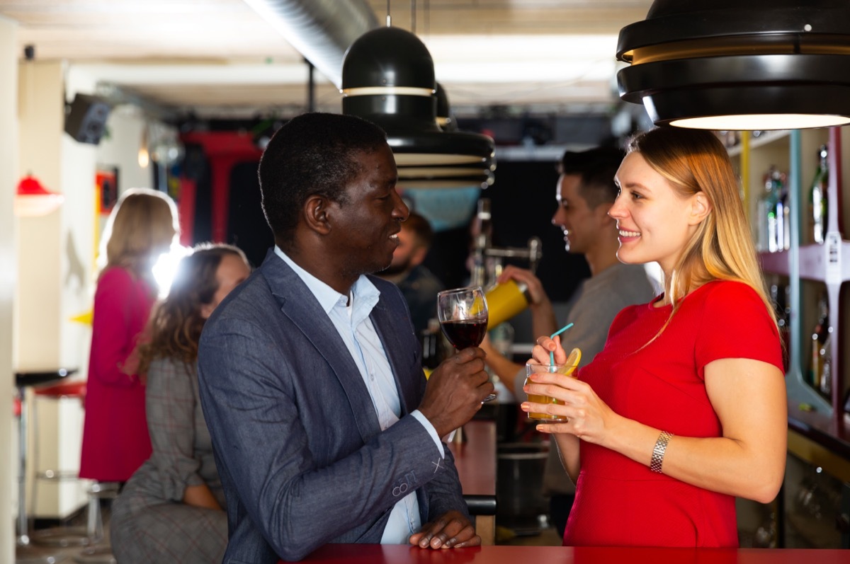 Couple at a community event