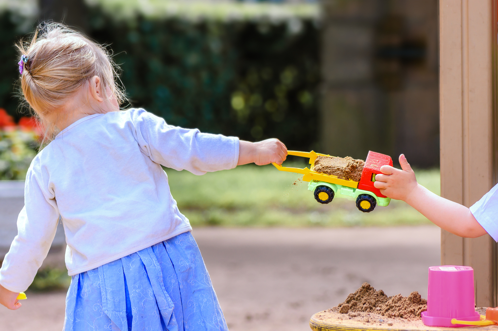 Kids Fighting Over Toy Parenting