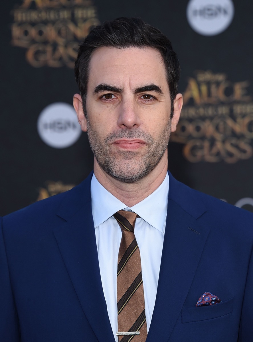 Sacha Baron Cohen at the premiere of 'Alice Through the Look Glass' in 2016