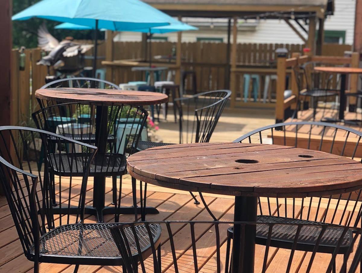 The Mockingbird Lounge, the best outdoor bar in Kansas