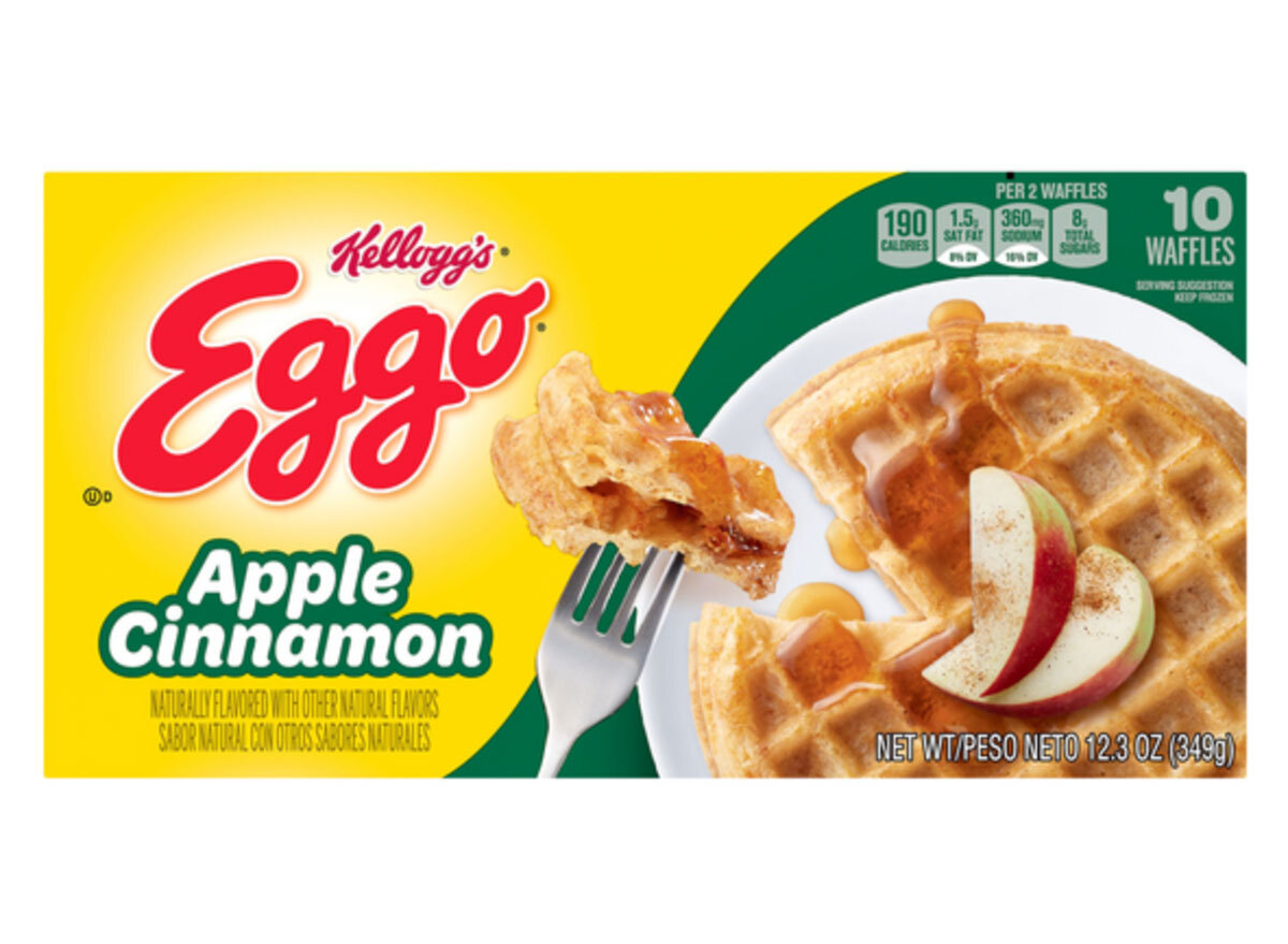 kelloggs eggo apple cinnamon waffles