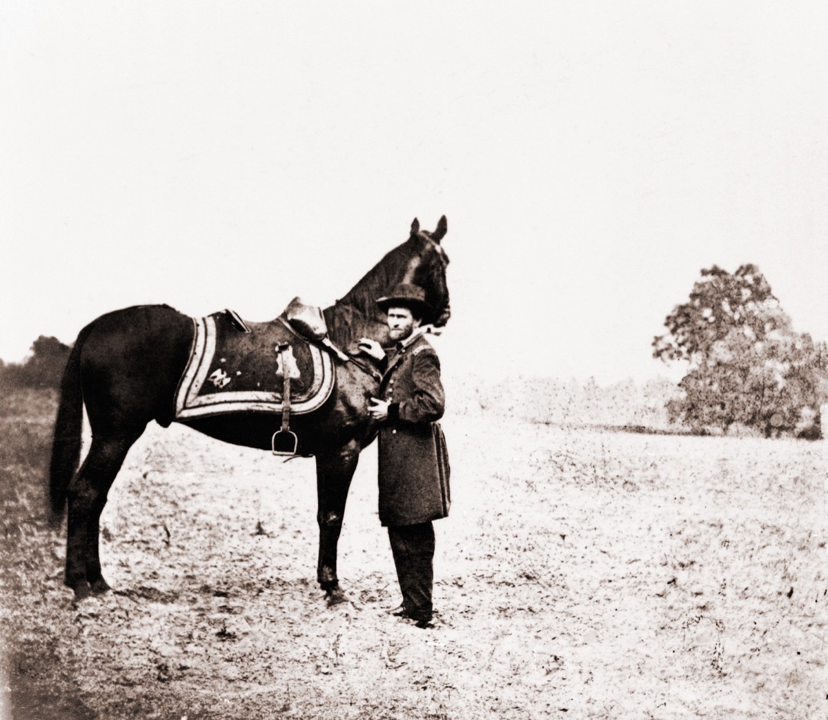 Ulysses S. Grant with horse