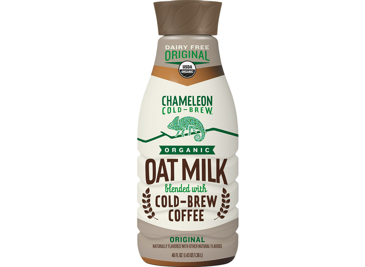 chameleon cold brew oat milk latte