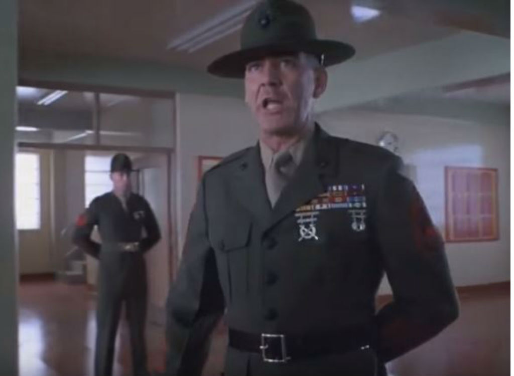 Full Metal Jacket improvised movie lines