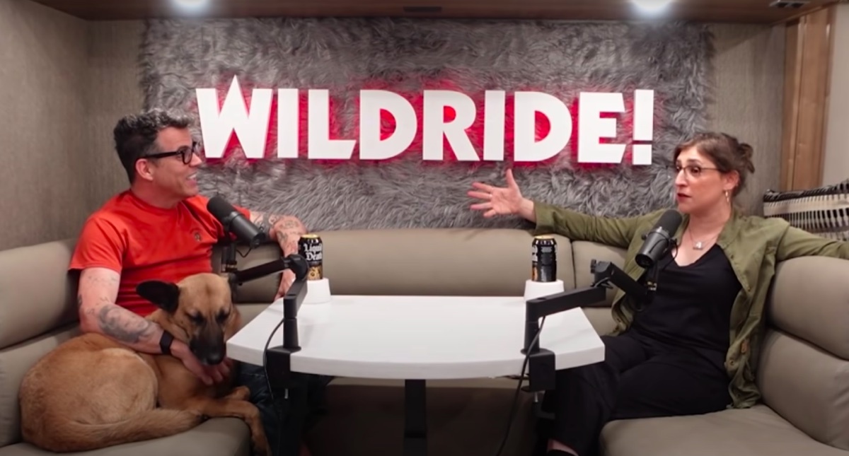 Steve-O and Mayim Bialk on Steve-O's Wild Ride