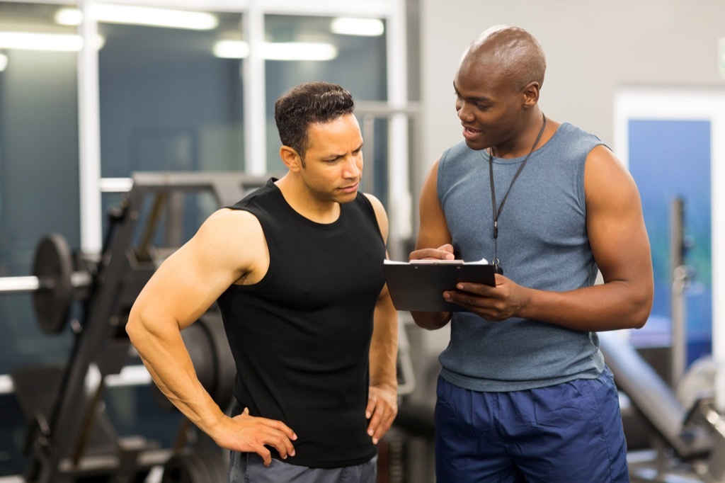 personal trainer men over 40 wisdom