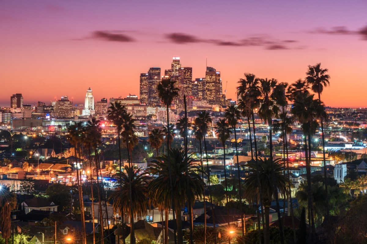 downtown los angeles skyline