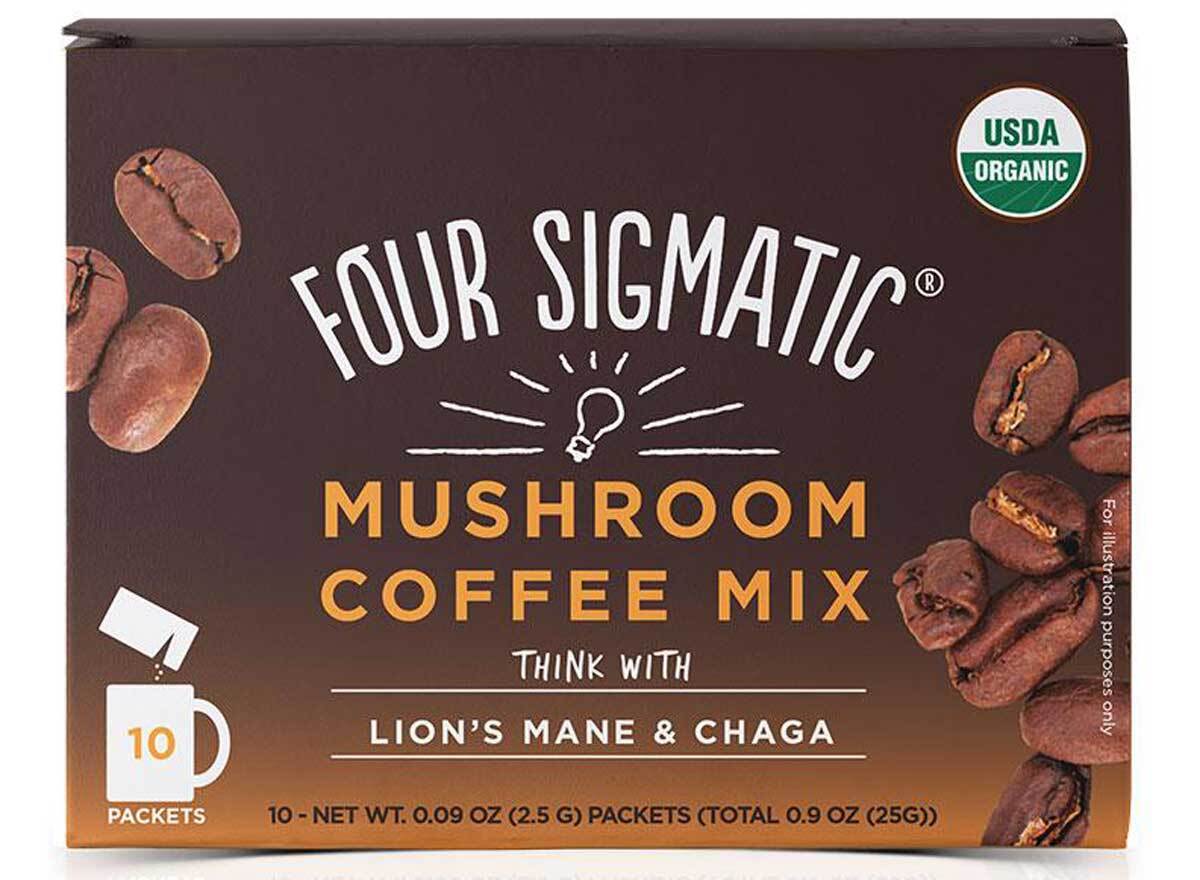 Four sigmatic mushroom coffee mix lions mane chaga