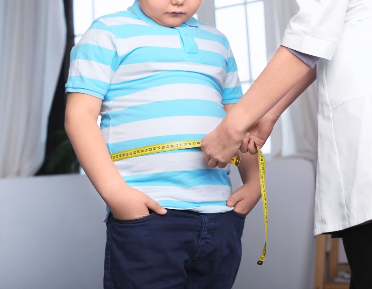 Kid Being Measured For Obesity Childhood Habits that Affect Health