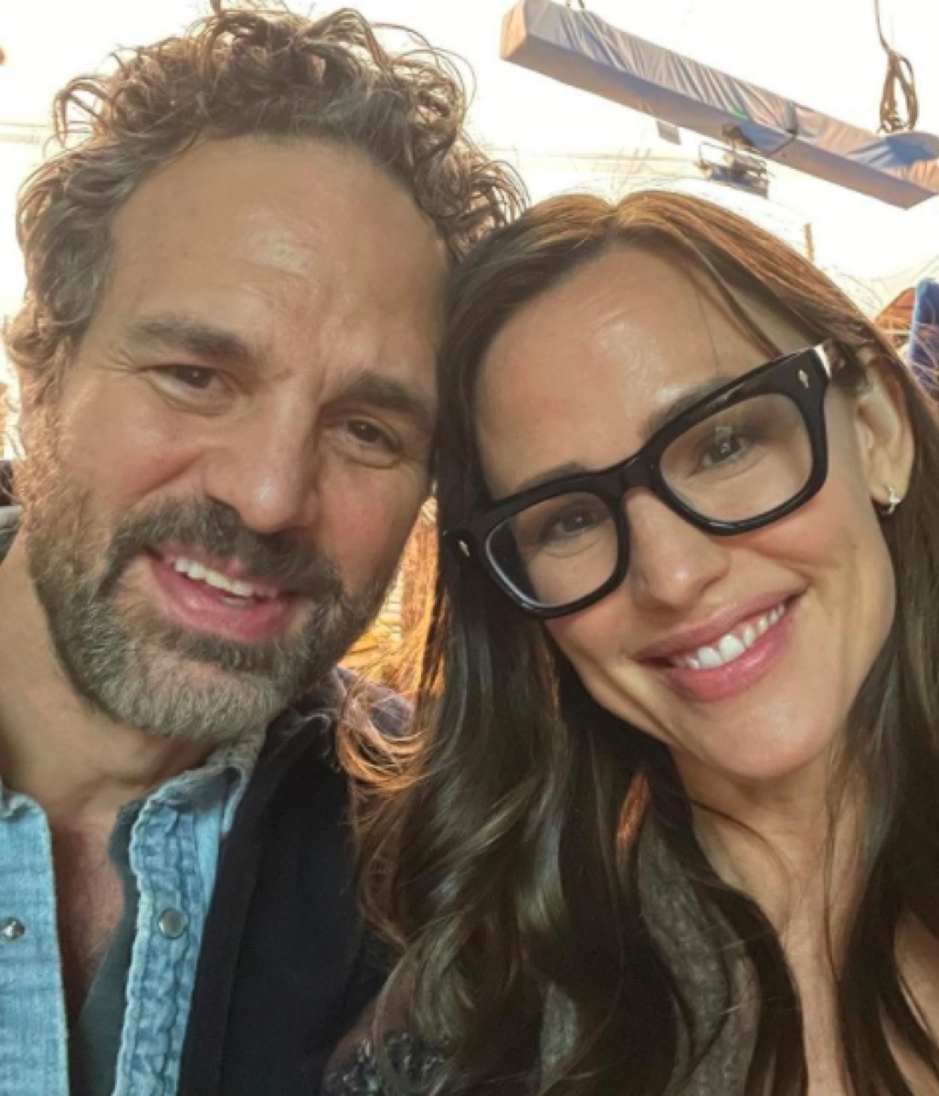 Mark Ruffalo and Jennifer Garner Instagram seflie