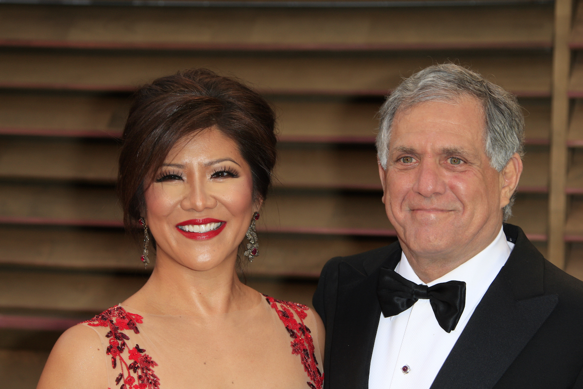 Julie Chen Moonves and Les Moonves at the 2014 Vanity Fair Oscar Party