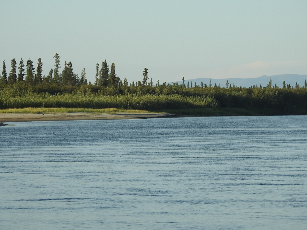 The Kobuk River running through Kobuk National Park