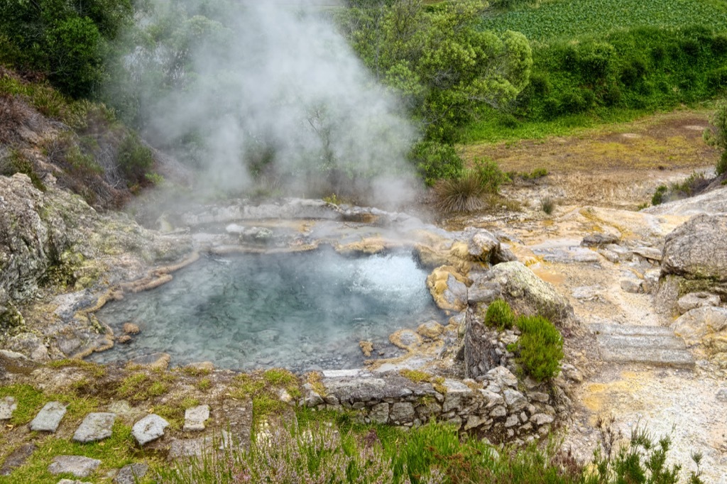 evaporation at a pond