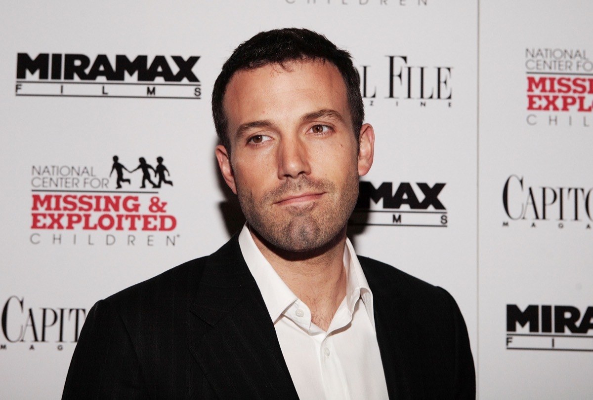 Ben Affleck at an awards show after party.